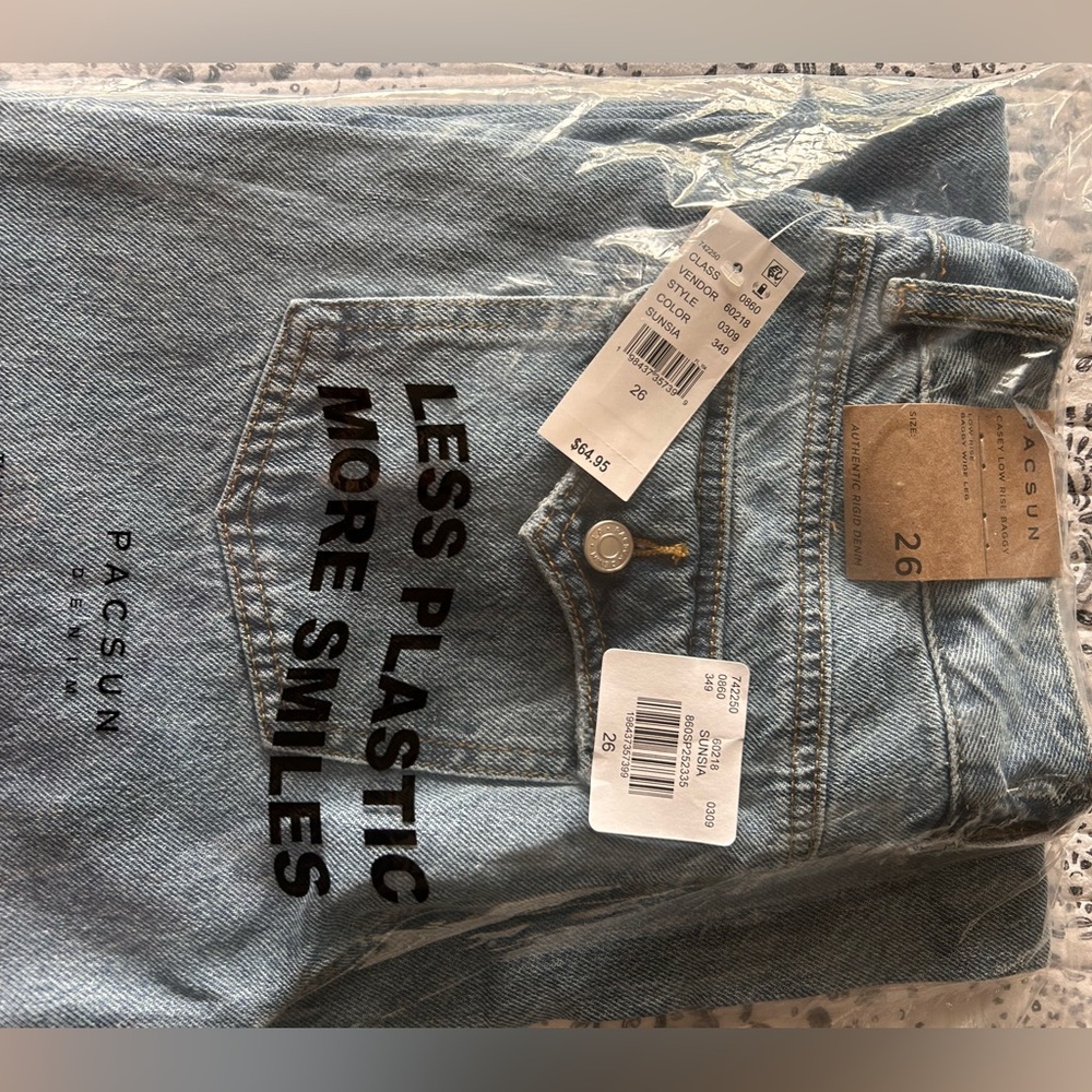 PacSun Blue Slim Straight Jeans Classic Style